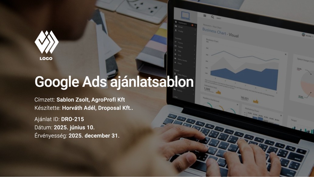 Google Ads ajánlatsablon