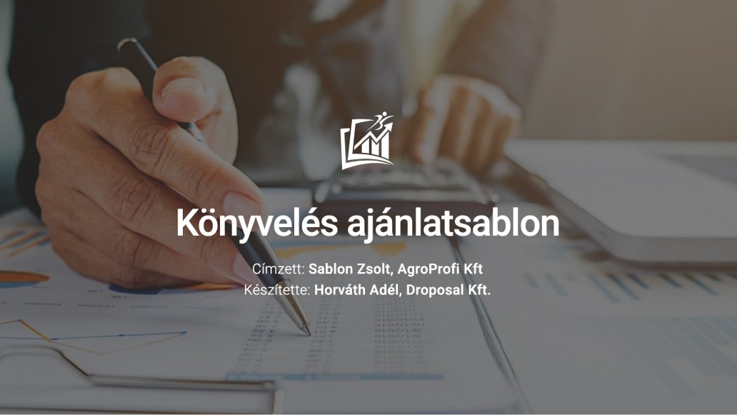 Könyvelés ajánlatsablon